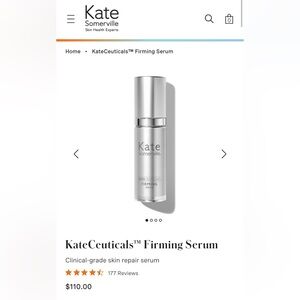Kate Somerville KateCeuticals firming serum, clinical grade skin repair 1oz NIB